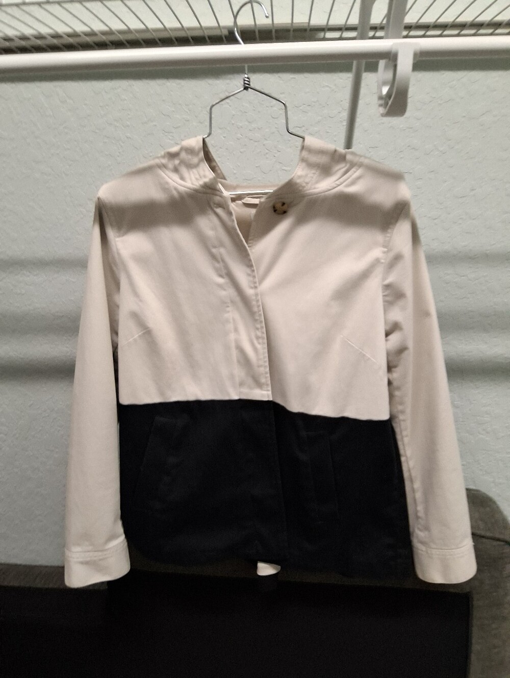 J.Jill Hooded A-line Swing Jacket
